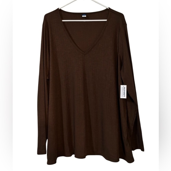 Old Navy Dresses & Skirts - Old Navy Luxe Brown Knit Top